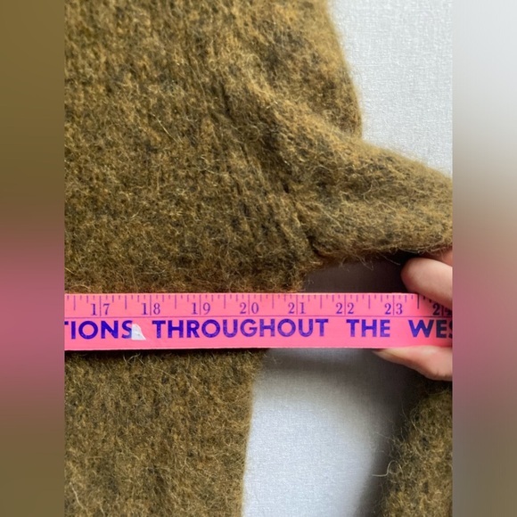 COS Chunky Oversized Shawl Neck Alpaca Wool  Sweater Sz M - Picture 9 of 9